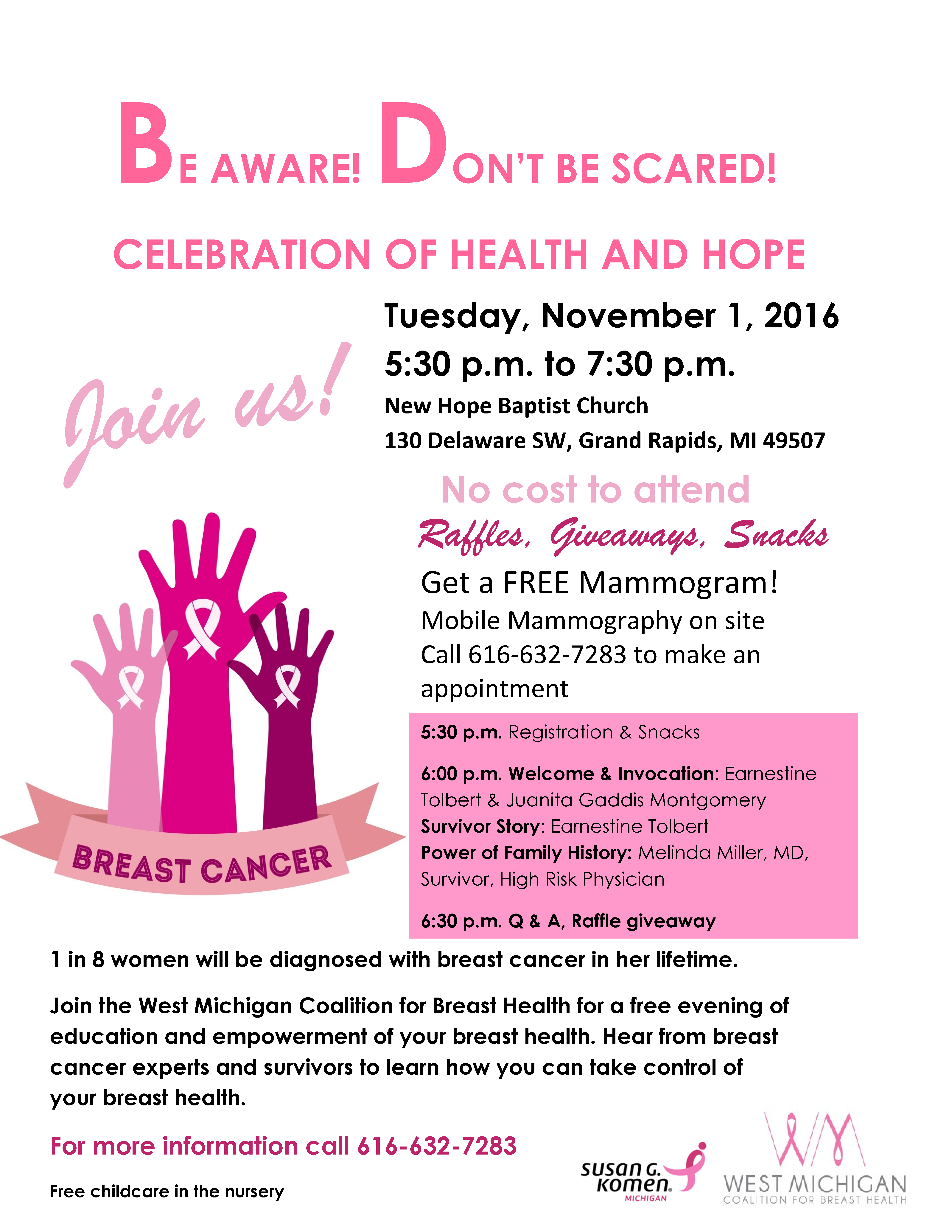 West Michigan Coalition for Breast Health: Breast Cancer Education ...